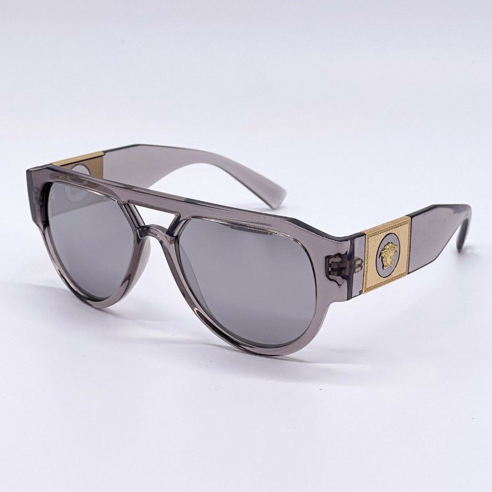 New Versace Unisex Grey Mirror Sunglasses!